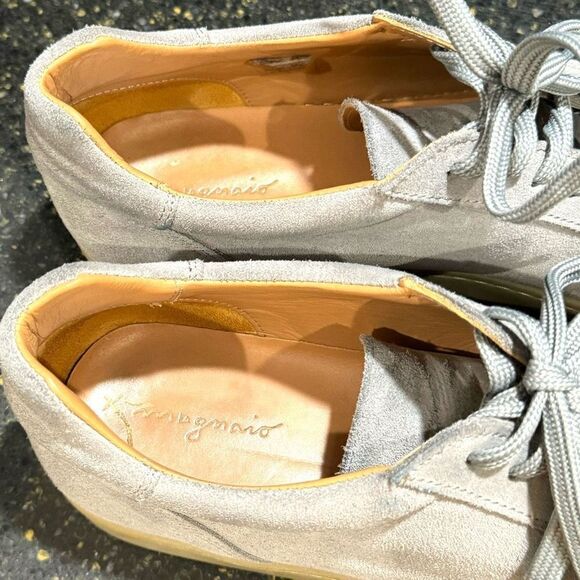 Mugnaio (Portugal) Gray Suede Retro Sneakers. Size 44/US 10.5. - Picture 8 of 12